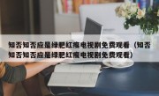 知否知否应是绿肥红瘦电视剧免费观看（知否知否知否应是绿肥红瘦电视剧免费观看）