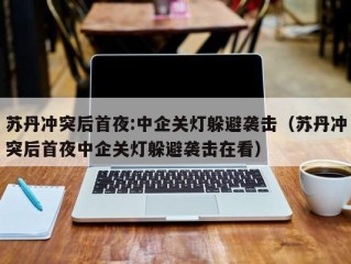 苏丹冲突后首夜:中企关灯躲避袭击（苏丹冲突后首夜中企关灯躲避袭击在看）