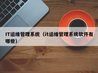 IT运维管理系统（it运维管理系统软件有哪些）