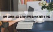 老师迈开腿让尝尝你的草莓是什么的简单介绍