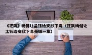 《狂飙》杨健让孟钰给安欣下毒（狂飙杨健让孟钰给安欣下毒是哪一集）