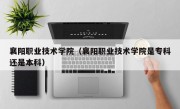 襄阳职业技术学院（襄阳职业技术学院是专科还是本科）