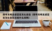 探寻文明足迹坚定文化自信（探寻文明足迹坚定文化自信比喻什么动物）