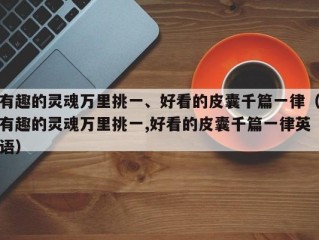 有趣的灵魂万里挑一、好看的皮囊千篇一律（有趣的灵魂万里挑一,好看的皮囊千篇一律英语）