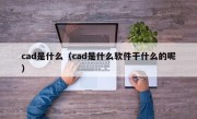 cad是什么（cad是什么软件干什么的呢）