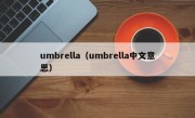 umbrella（umbrella中文意思）