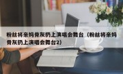 粉丝将亲妈骨灰扔上演唱会舞台（粉丝将亲妈骨灰扔上演唱会舞台2）