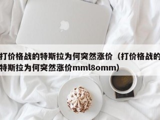 打价格战的特斯拉为何突然涨价（打价格战的特斯拉为何突然涨价mml8omm）