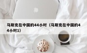 马斯克在中国的44小时（马斯克在中国的44小时1）