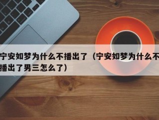 宁安如梦为什么不播出了（宁安如梦为什么不播出了男三怎么了）