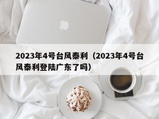 2023年4号台风泰利（2023年4号台风泰利登陆广东了吗）