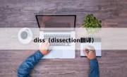 diss（dissection翻译）