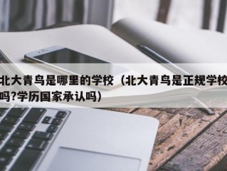 北大青鸟是哪里的学校（北大青鸟是正规学校吗?学历国家承认吗）