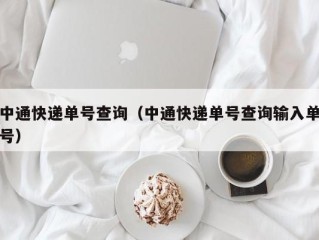 中通快递单号查询（中通快递单号查询输入单号）