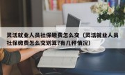 灵活就业人员社保缴费怎么交（灵活就业人员社保缴费怎么交划算?有几种情况）