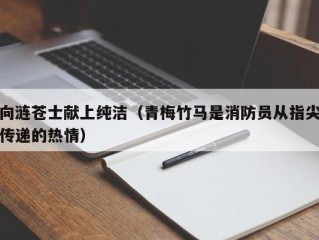 向涟苍士献上纯洁（青梅竹马是消防员从指尖传递的热情）