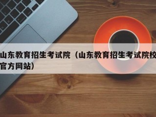 山东教育招生考试院（山东教育招生考试院校官方网站）