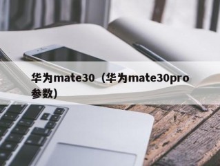 华为mate30（华为mate30pro参数）