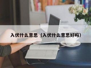 入伏什么意思（入伏什么意思好吗）