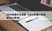 2018年属什么生肖（2018年属什么生肖2019生肖）