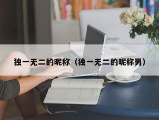 独一无二的昵称（独一无二的昵称男）