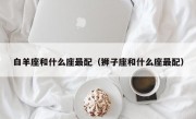 白羊座和什么座最配（狮子座和什么座最配）