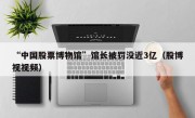 “中国股票博物馆”馆长被罚没近3亿（股博视视频）