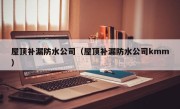 屋顶补漏防水公司（屋顶补漏防水公司kmm）