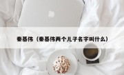 秦基伟（秦基伟两个儿子名字叫什么）